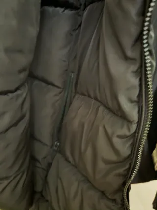 Abrigo Zara XL Negro