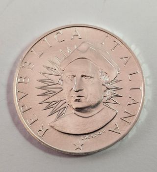 500 Lire V Centenario Scoperta Dell'America 1991