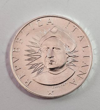 500 Lire V Centenario Scoperta Dell'America 1991