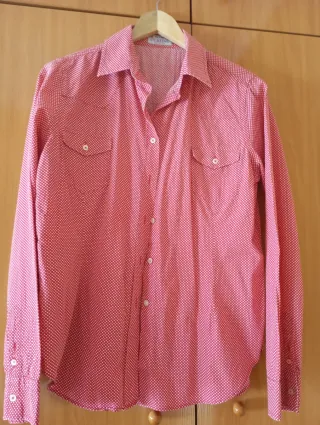 Camisa ETRO roja y blanca