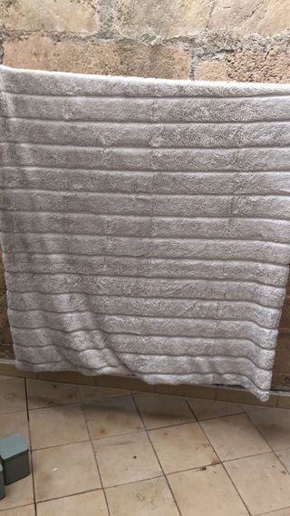 Manta gris 170x125 cm