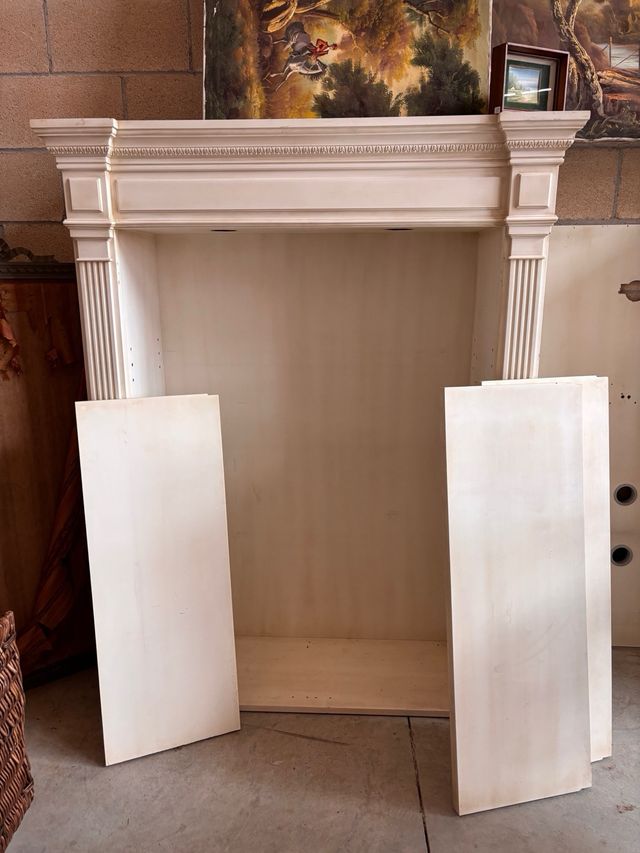 Estructura librería de madera