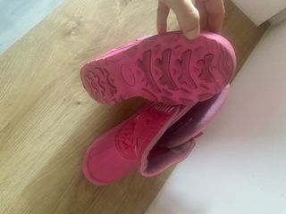 Botas de nieve rosas para niña