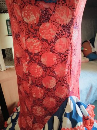 Traje Flamenca Gitana Sevillana Talla 44
