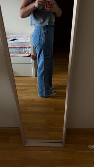 Talla en etiqueta: M (equivalente a una 38/40) 