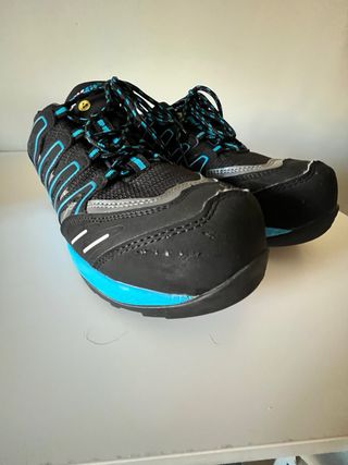 Zapatos de seguridad TRAIL negros y azules del 41