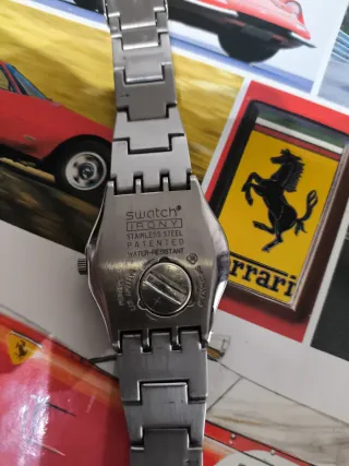 Reloj Swatch irony Plata y Blanco