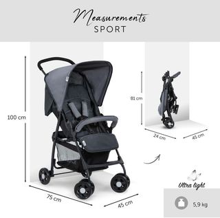 Hauck SPORT Silla de paseo hasta 18 kg 