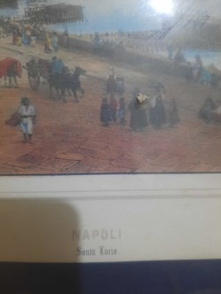 Quadro veduta Napoli antica