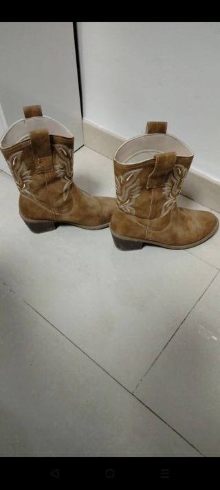 Botines Marrones Mujer