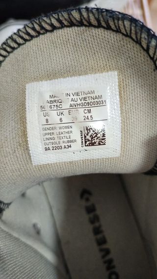 Converse negras altas