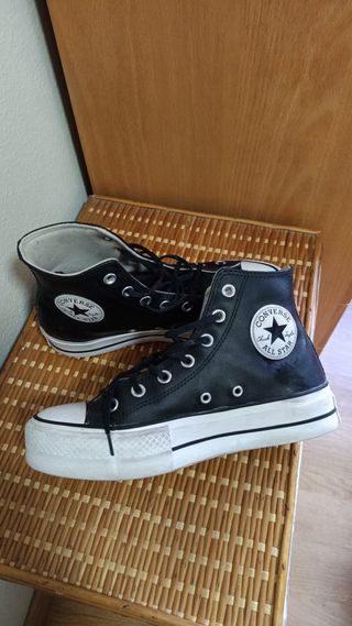 Converse negras altas