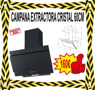 Campana extractora acero inox 90cm