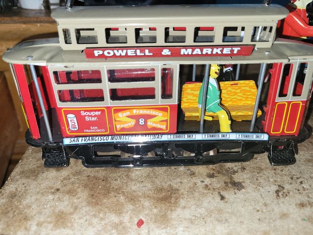 Tranvía Paya Powell & Market 2 juguetes de paya