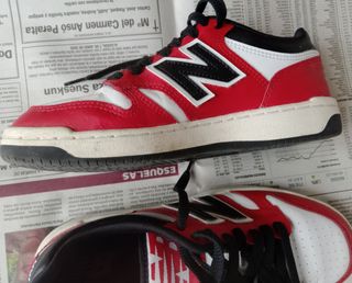 New Balance 480 Rojo/Blanco
