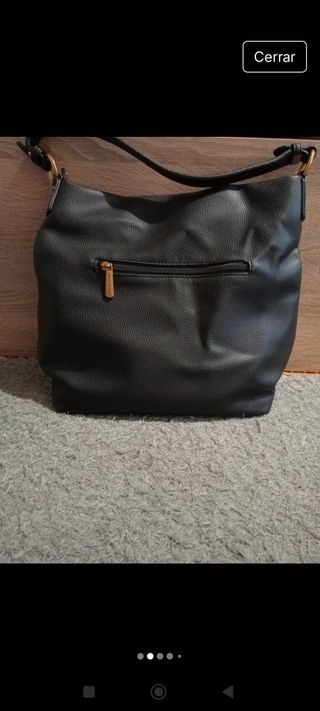 Bolso David Jones negro y tonos marrones 
