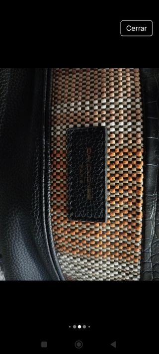 Bolso David Jones negro y tonos marrones 