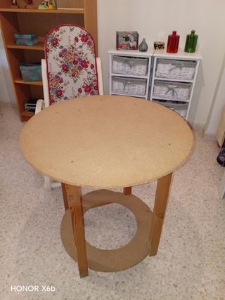 Mesa de camilla redonda 70cm