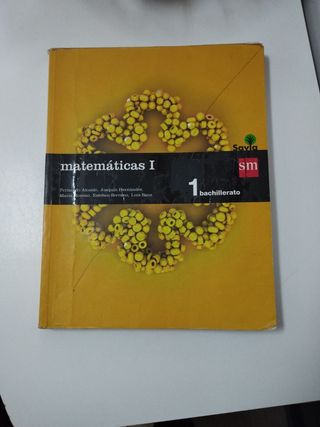 Matemáticas I. 1 Bachillerato. Savia