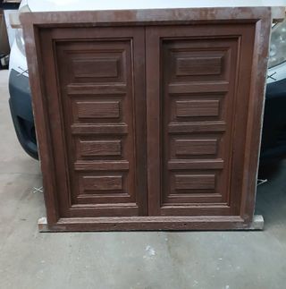 LOTE VENTANAS DE MADERA CON PORTICONES