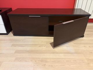 Muebles salón y mesa centro madera