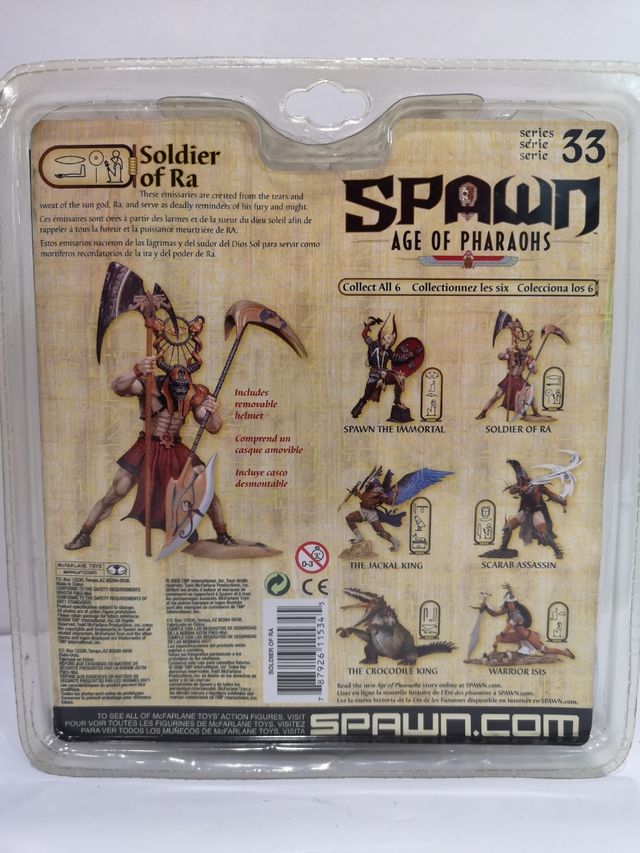 Nuovo personaggio Spawn Soldier of Ra serie 33