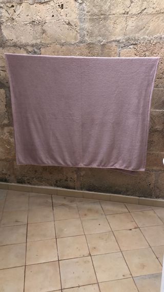 Manta rosa 130 x 210 cm