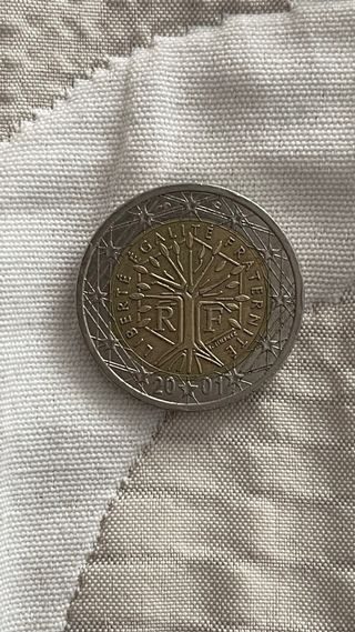 Moneda 2 Euros Árbol de la Vida 2001