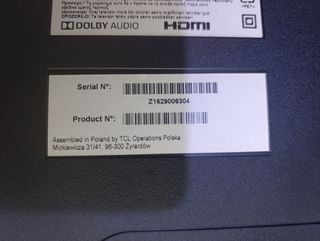 TV Thomson para piezas, 40''