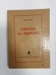 Fazzalari - Introduzione alla giurisprudenza - Ed.