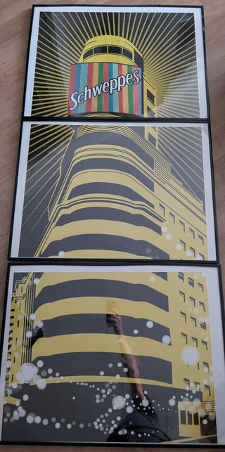Cuadro Edificio Schweppes Callao Pop Art