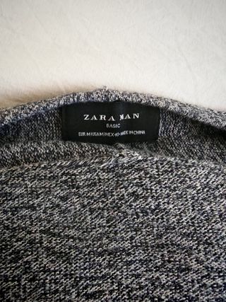 Jersey Zara Gris Talla M