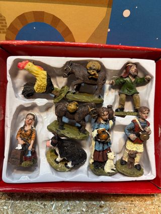 Set Belén Navidad Miniatura 6cm Nuevos
