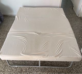 Puff Cama 135cm Gris