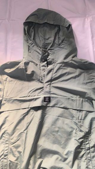 SUDADERA CHUBASQUERO SHEIN TURQUESA TALLA XXL