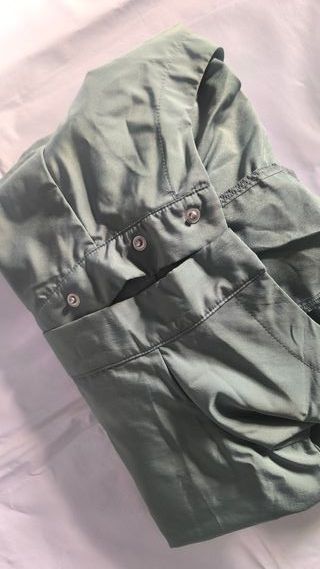 SUDADERA CHUBASQUERO SHEIN TURQUESA TALLA XXL