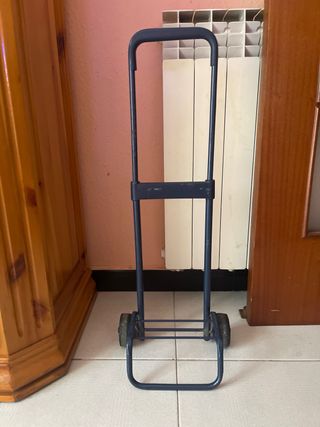 Carro de mano azul i negro