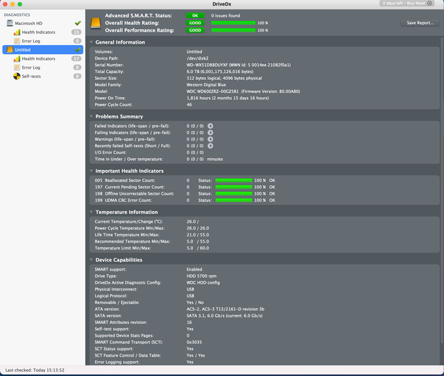 Disco Duro 6TB WD Blue SATA 6Gb/s