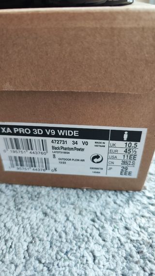 Salomon XA Pro 3D V9 Wide Negro