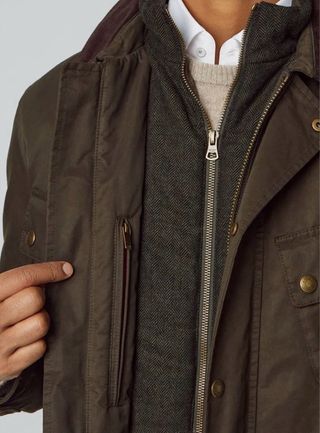 Hackett Chaqueta Dryway Wax Talla 2XL