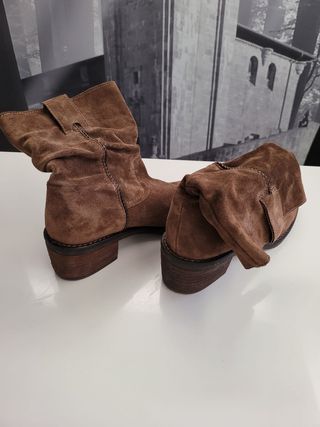 Botines camperos ante marrón Alpe