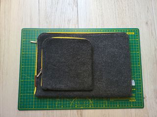Funda portátil 13 felpa cremallera
