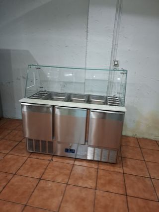 Vitrina Refrigerada Acero Inoxidable
