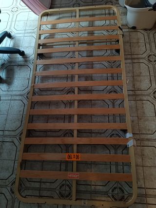 Somier 90x190 Metal y Madera