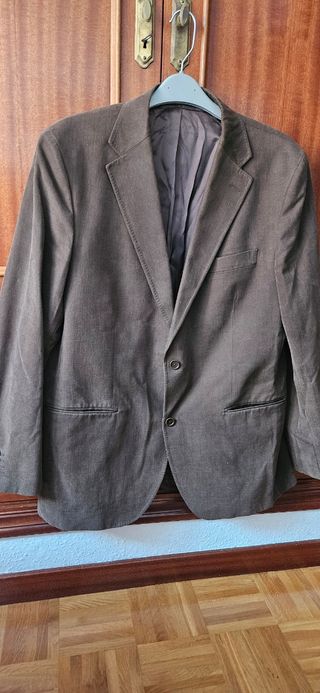 Americana Massimo Dutti Marrón