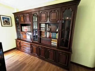Librería antigua madera maciza