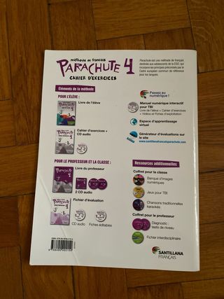 Libro Francés Parachute 4 ESO