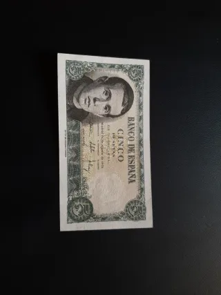 BILLETE DE 5 PESETAS DE 1951