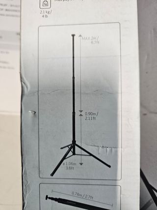 3 Trípodes para foco 2m