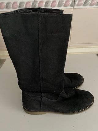 Botas de ante negras